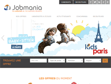 Tablet Screenshot of jobmania.fr